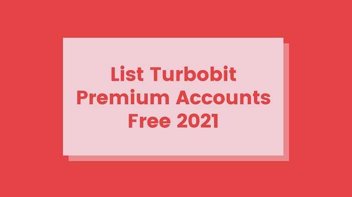 turbobit premium account